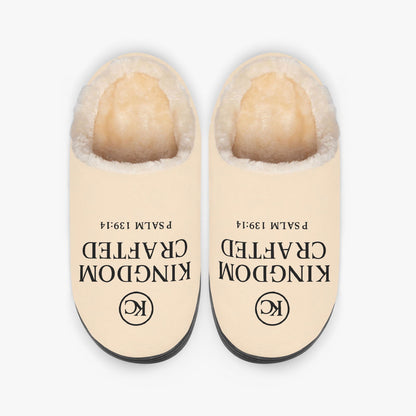 Kingdom Crafted Christian Fluffy Bedroom Slippers - ClaimedbyGodDesigns