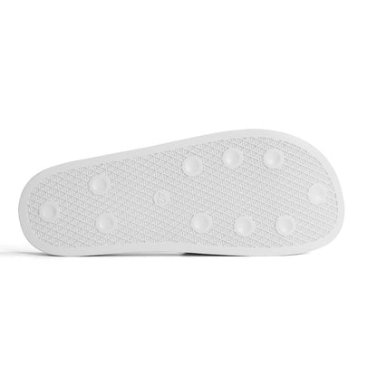 Kingdom Crafted Christian Kids PVC Black and White House Slides Sandals Slippers - ClaimedbyGodDesigns