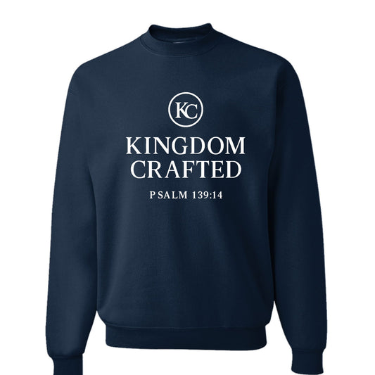 Kingdom Crafted Unisex Christian Pullover Sweatshirt - ClaimedbyGodDesigns
