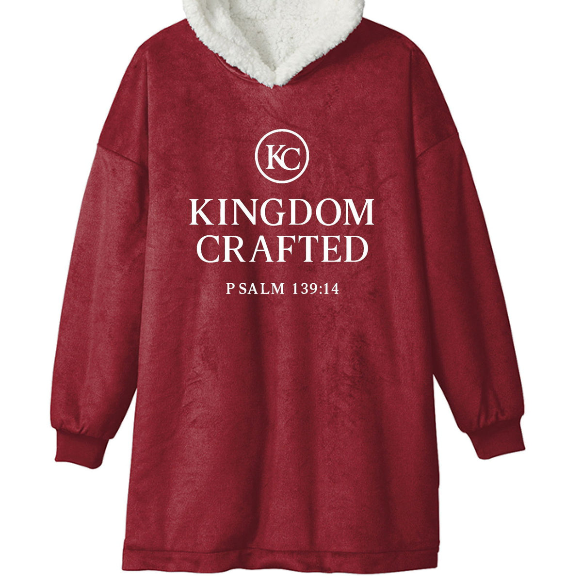 Kingdom Crafted Unisex Premium Wearable Blanket - ClaimedbyGodDesigns