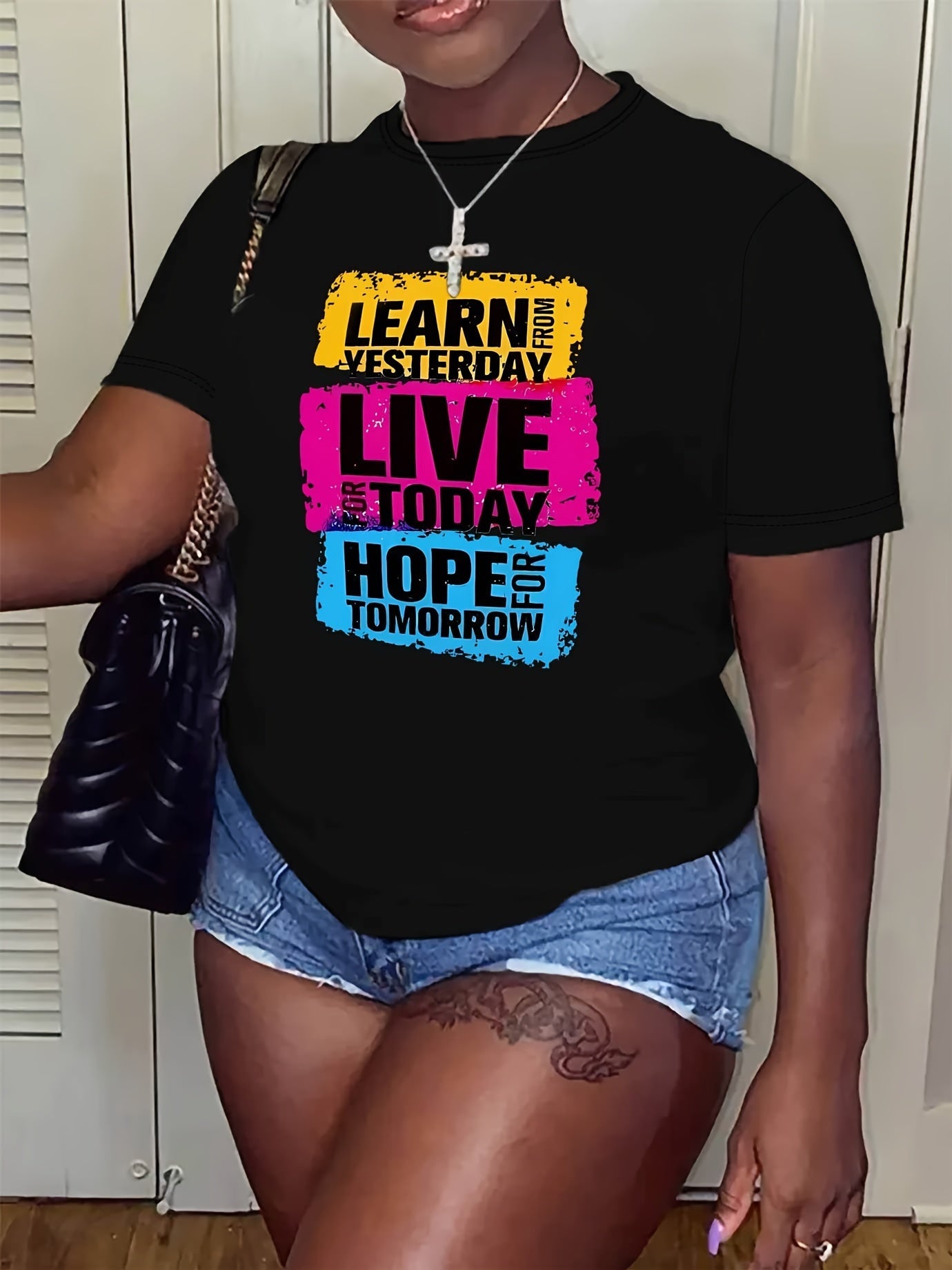 Learn From Yesterday Live For Today Hope For Tomorrow Women's Christian T-shirt - ClaimedbyGodDesigns