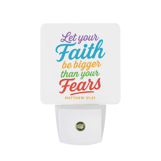 Let Your Faith Be Bigger Christian Night Light For Kids - ClaimedbyGodDesigns