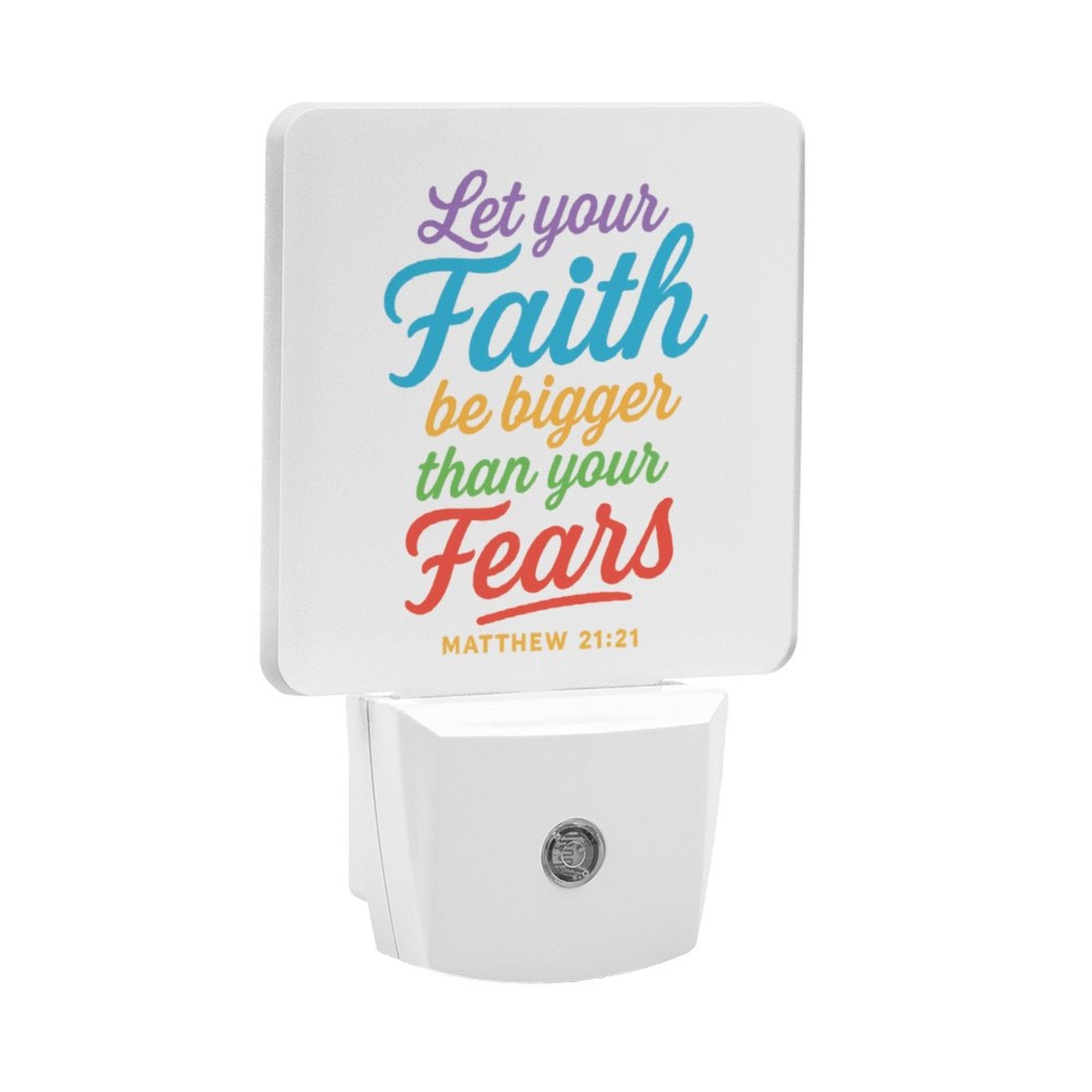 Let Your Faith Be Bigger Christian Night Light For Kids - ClaimedbyGodDesigns