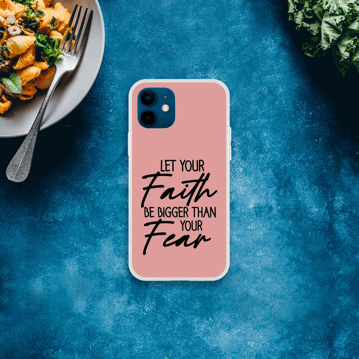 Let Your Faith Be Bigger Than Fear Christian Flexi Phone Case for Iphones - ClaimedbyGodDesigns