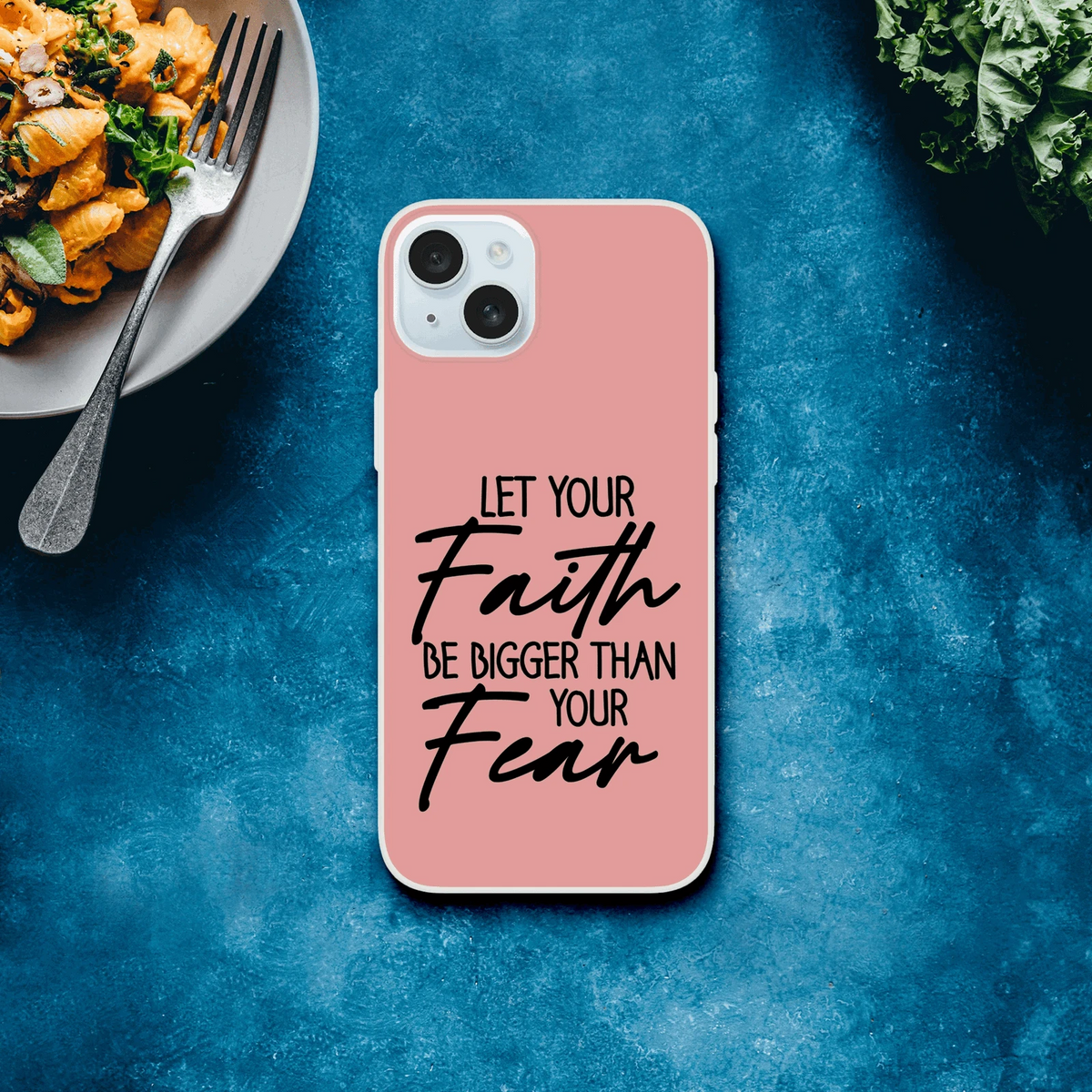 Let Your Faith Be Bigger Than Fear Christian Flexi Phone Case for Iphones - ClaimedbyGodDesigns