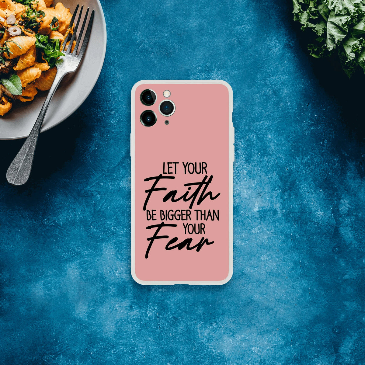 Let Your Faith Be Bigger Than Fear Christian Flexi Phone Case for Iphones - ClaimedbyGodDesigns