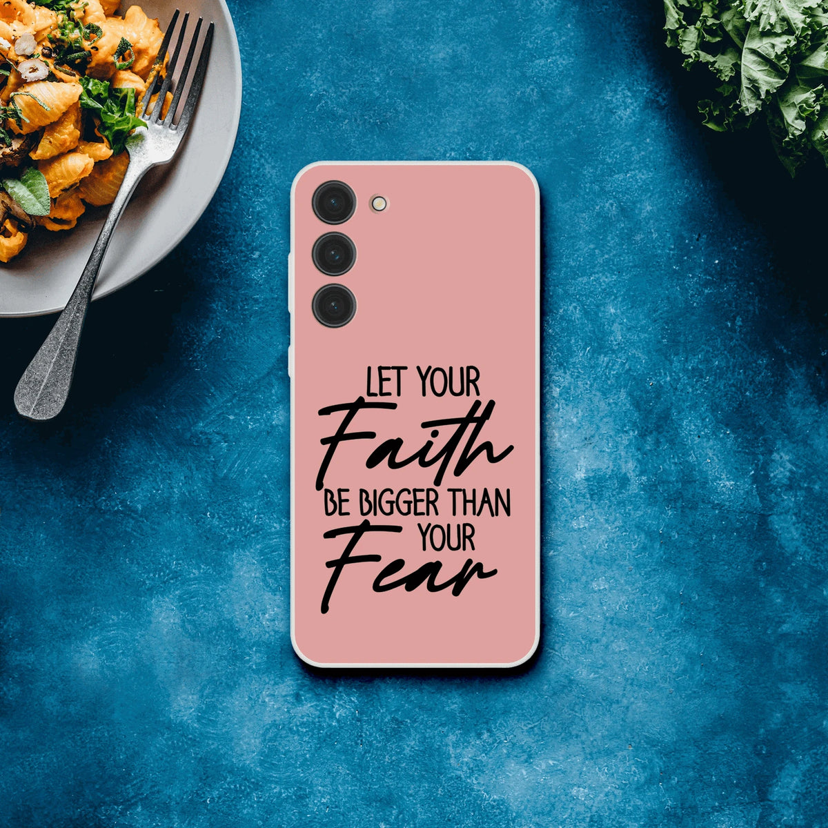 Let Your Faith Be Bigger Than Fear Christian Flexi Phone Case for Samsung - ClaimedbyGodDesigns