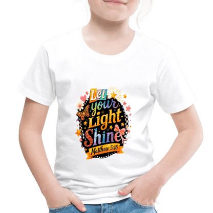 Let Your Light Shine Christian Toddler T-Shirt - ClaimedbyGodDesigns