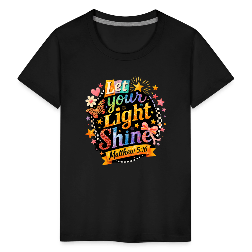 Let Your Light Shine Christian Toddler T-Shirt - ClaimedbyGodDesigns