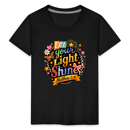 Let Your Light Shine Christian Toddler T-Shirt - ClaimedbyGodDesigns