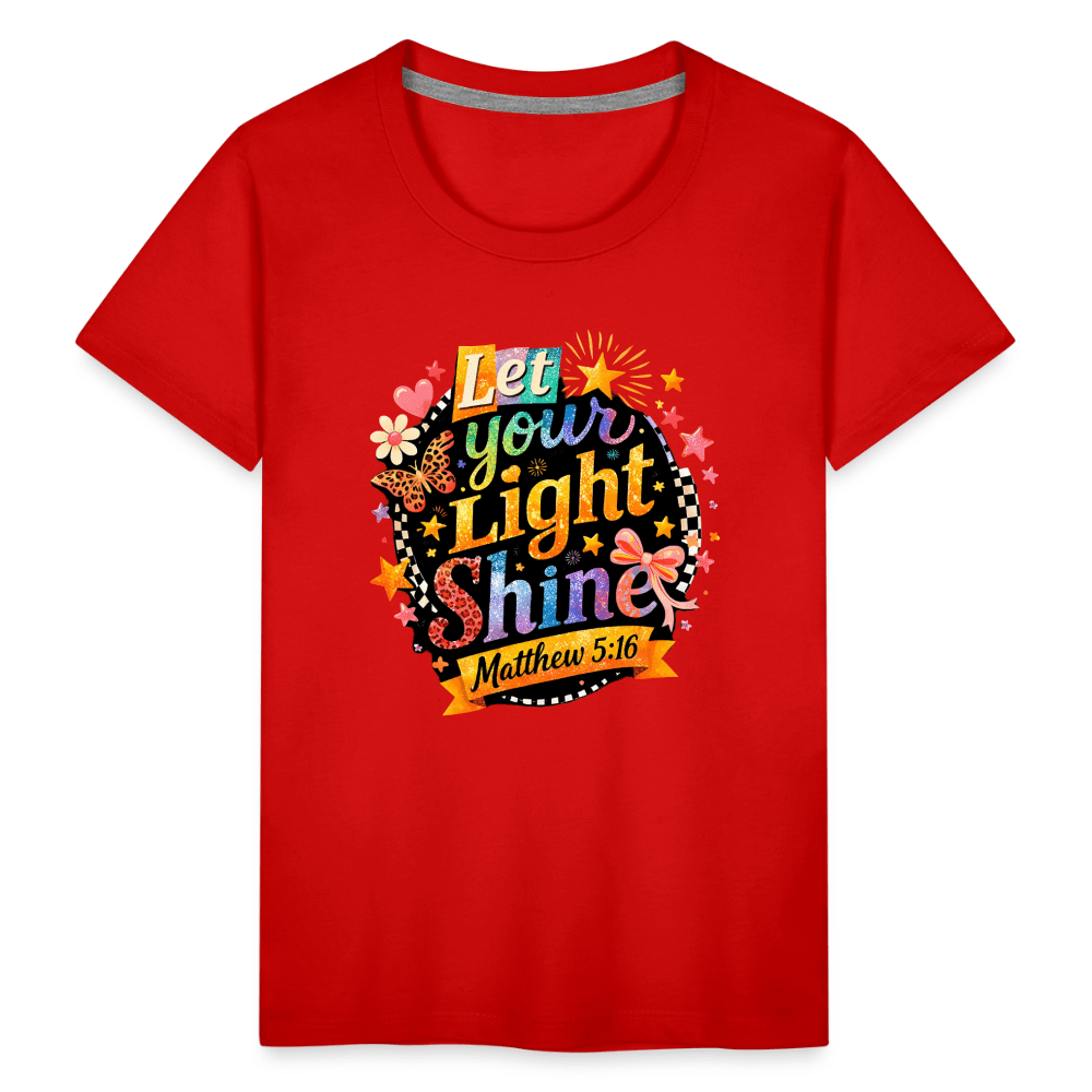 Let Your Light Shine Christian Toddler T-Shirt - ClaimedbyGodDesigns