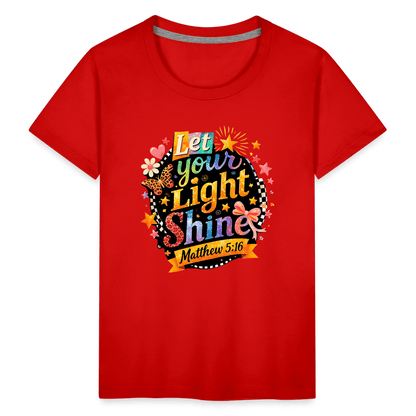 Let Your Light Shine Christian Toddler T-Shirt - ClaimedbyGodDesigns