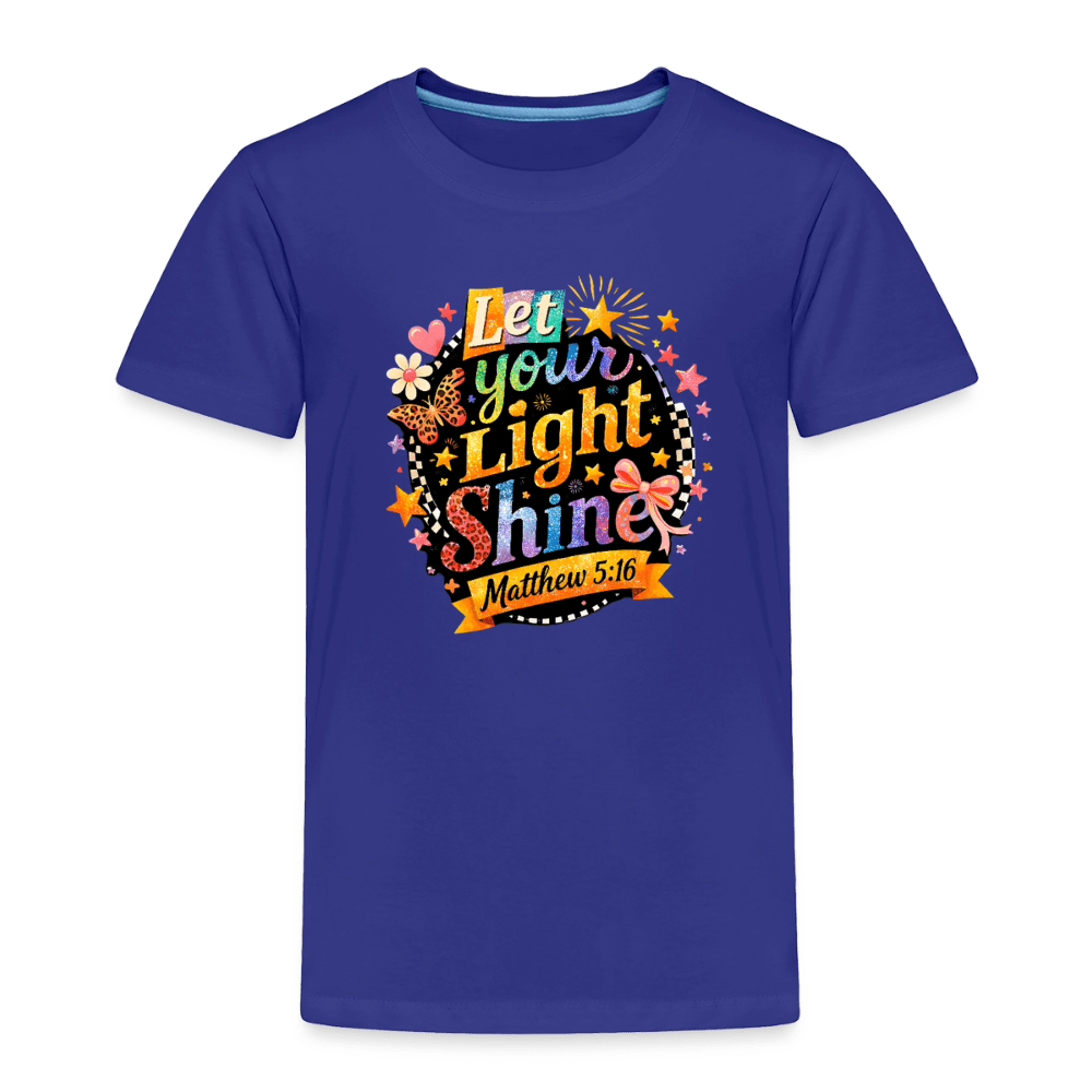 Let Your Light Shine Christian Toddler T-Shirt - ClaimedbyGodDesigns