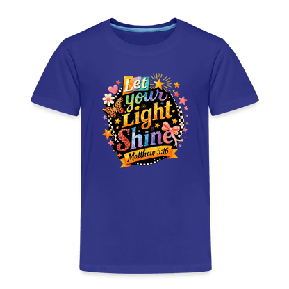 Let Your Light Shine Christian Toddler T-Shirt - ClaimedbyGodDesigns
