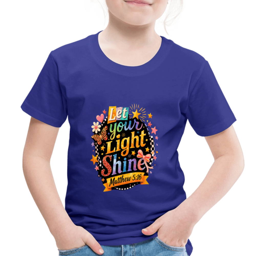 Let Your Light Shine Christian Toddler T-Shirt - ClaimedbyGodDesigns