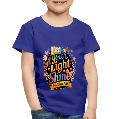 Let Your Light Shine Christian Toddler T-Shirt - ClaimedbyGodDesigns