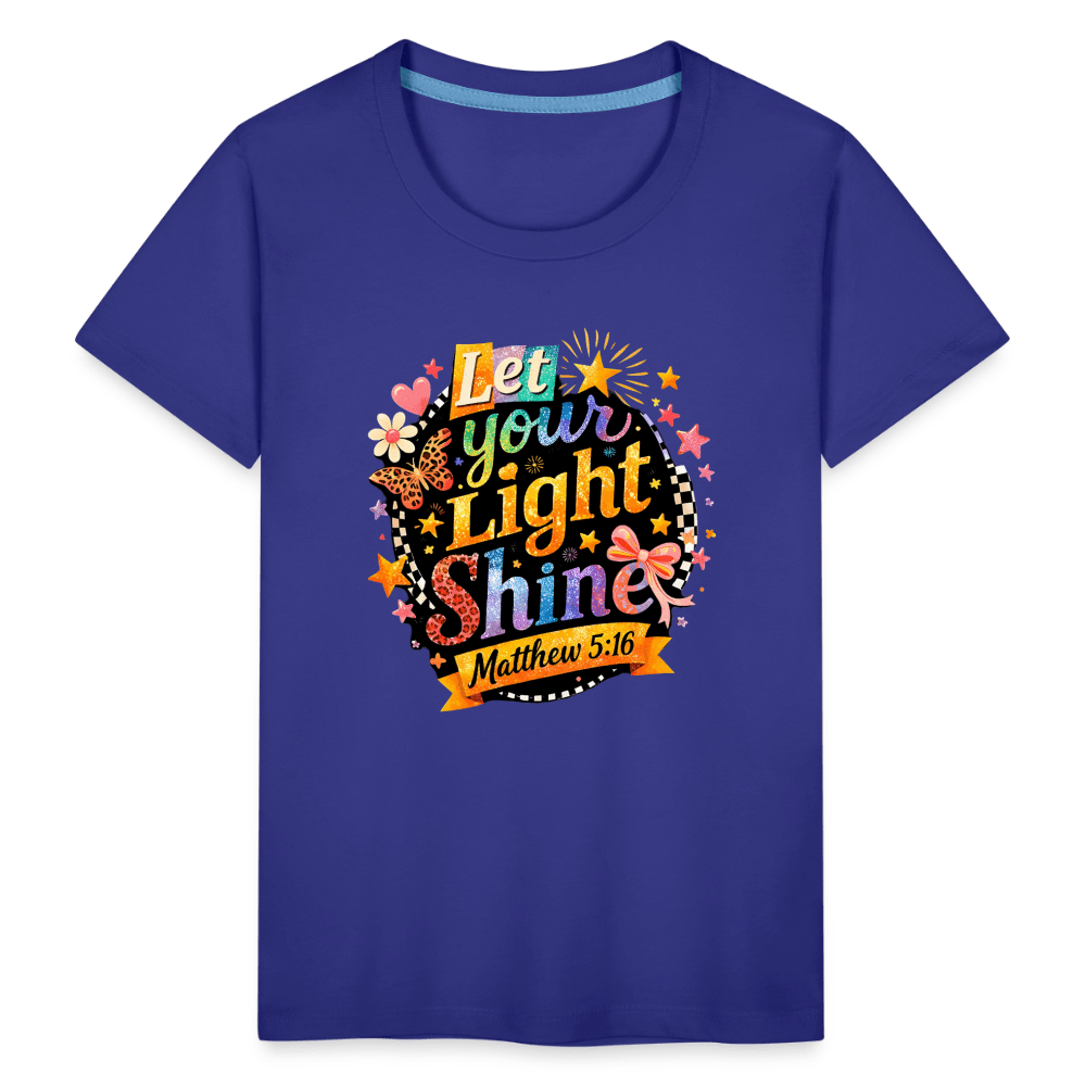Let Your Light Shine Christian Toddler T-Shirt - ClaimedbyGodDesigns