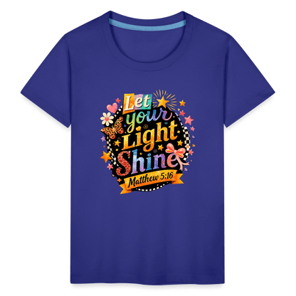 Let Your Light Shine Christian Toddler T-Shirt - ClaimedbyGodDesigns