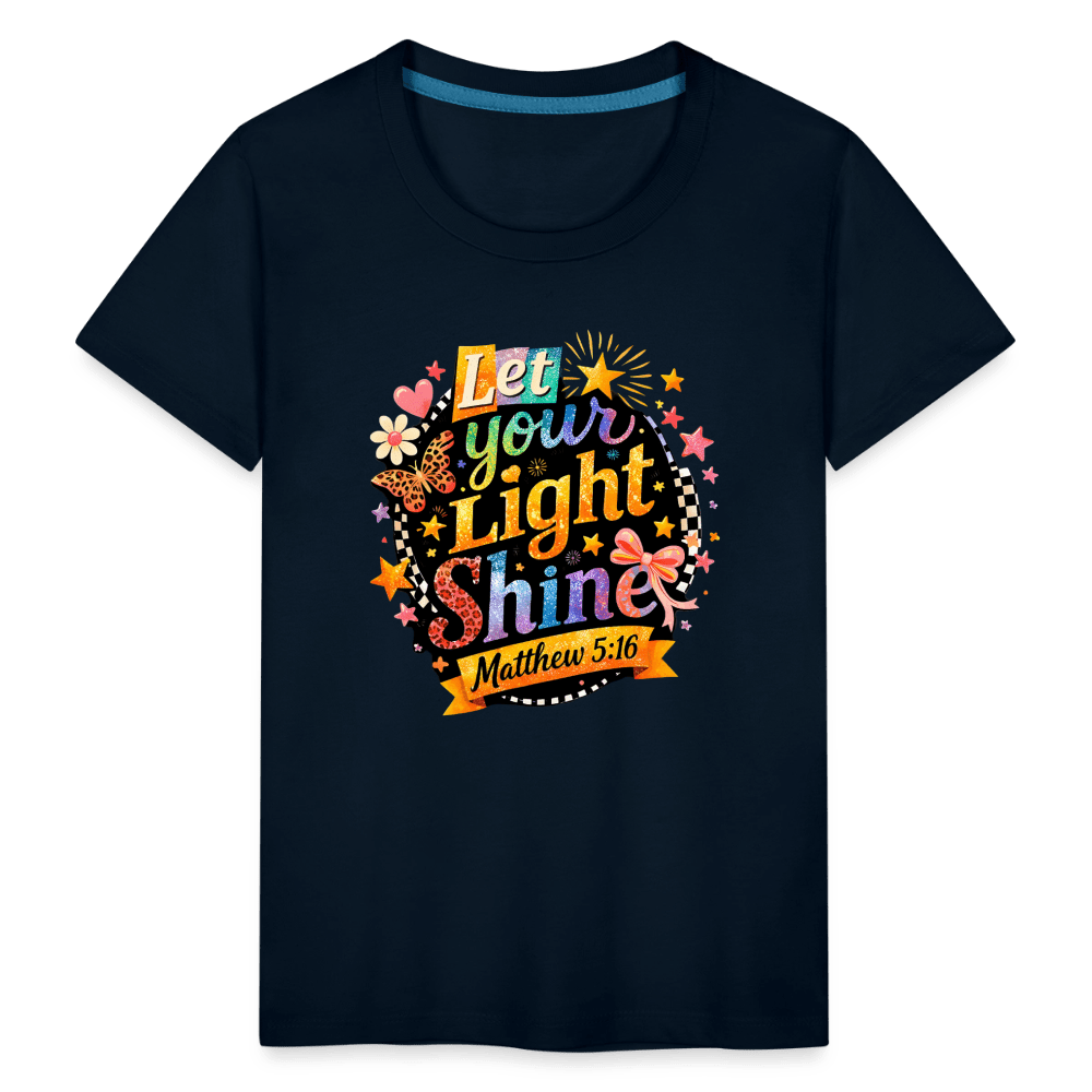 Let Your Light Shine Christian Toddler T-Shirt - ClaimedbyGodDesigns