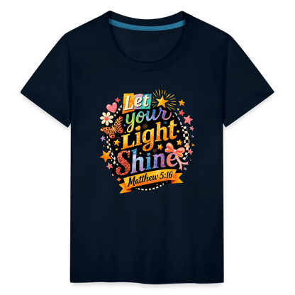 Let Your Light Shine Christian Toddler T-Shirt - ClaimedbyGodDesigns