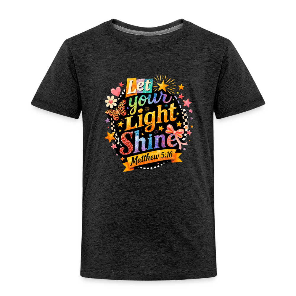 Let Your Light Shine Christian Toddler T-Shirt - ClaimedbyGodDesigns