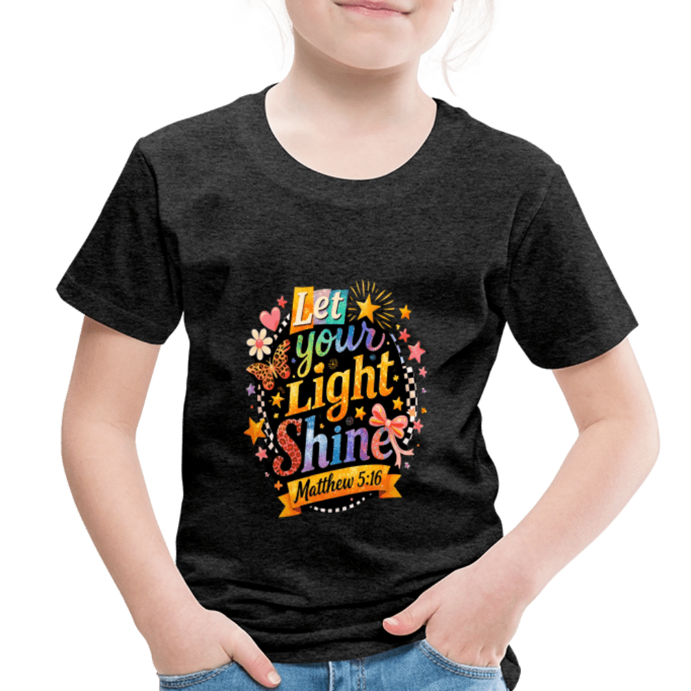 Let Your Light Shine Christian Toddler T-Shirt - ClaimedbyGodDesigns