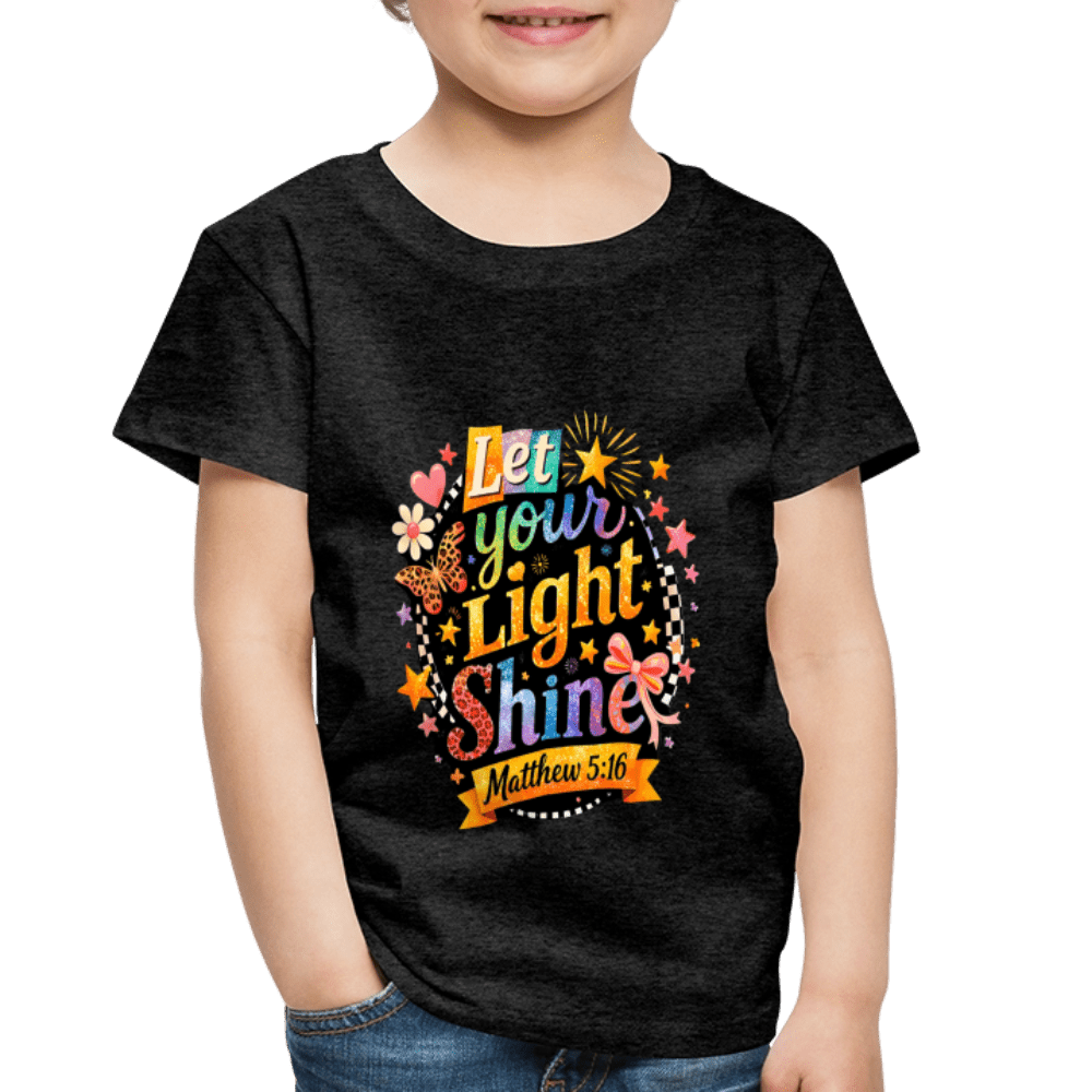 Let Your Light Shine Christian Toddler T-Shirt - ClaimedbyGodDesigns