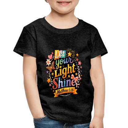 Let Your Light Shine Christian Toddler T-Shirt - ClaimedbyGodDesigns