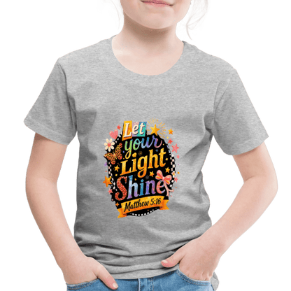 Let Your Light Shine Christian Toddler T-Shirt - ClaimedbyGodDesigns