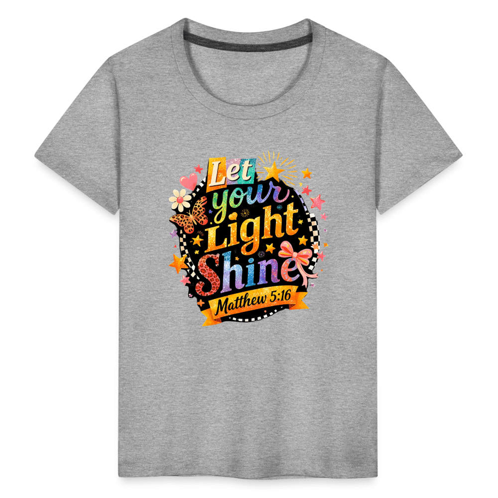 Let Your Light Shine Christian Toddler T-Shirt - ClaimedbyGodDesigns