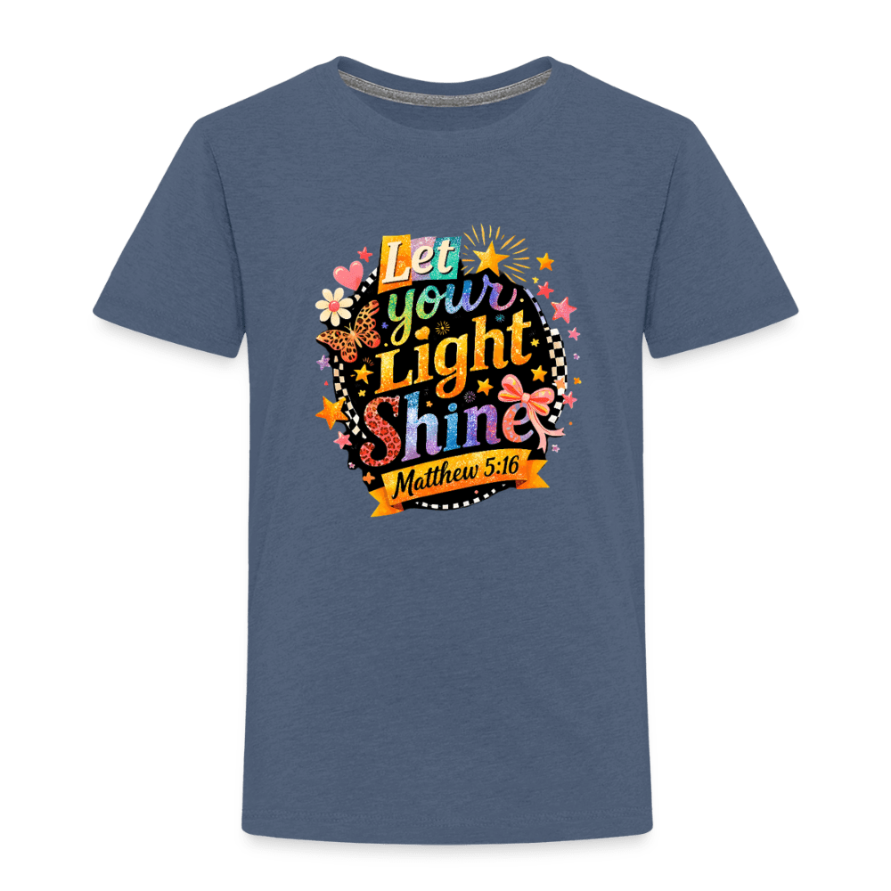 Let Your Light Shine Christian Toddler T-Shirt - ClaimedbyGodDesigns