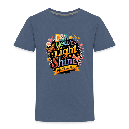 Let Your Light Shine Christian Toddler T-Shirt - ClaimedbyGodDesigns