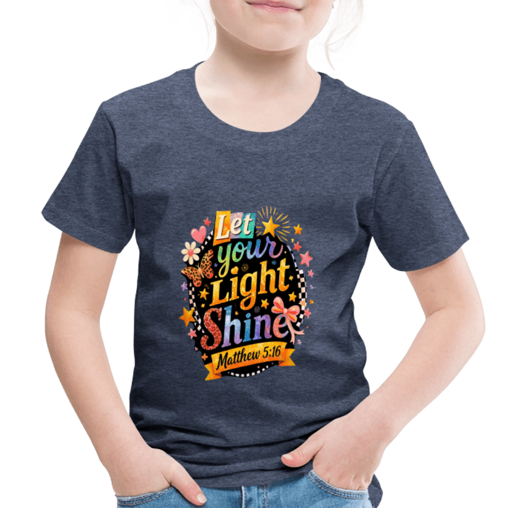 Let Your Light Shine Christian Toddler T-Shirt - ClaimedbyGodDesigns