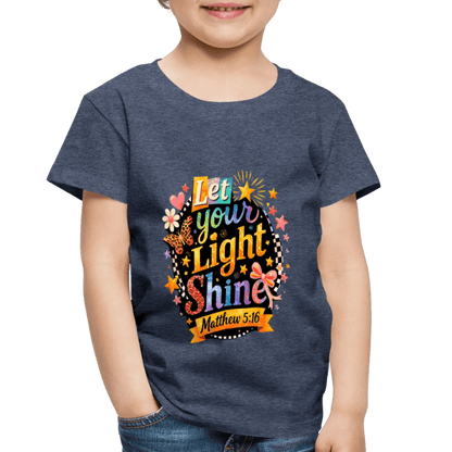 Let Your Light Shine Christian Toddler T-Shirt - ClaimedbyGodDesigns