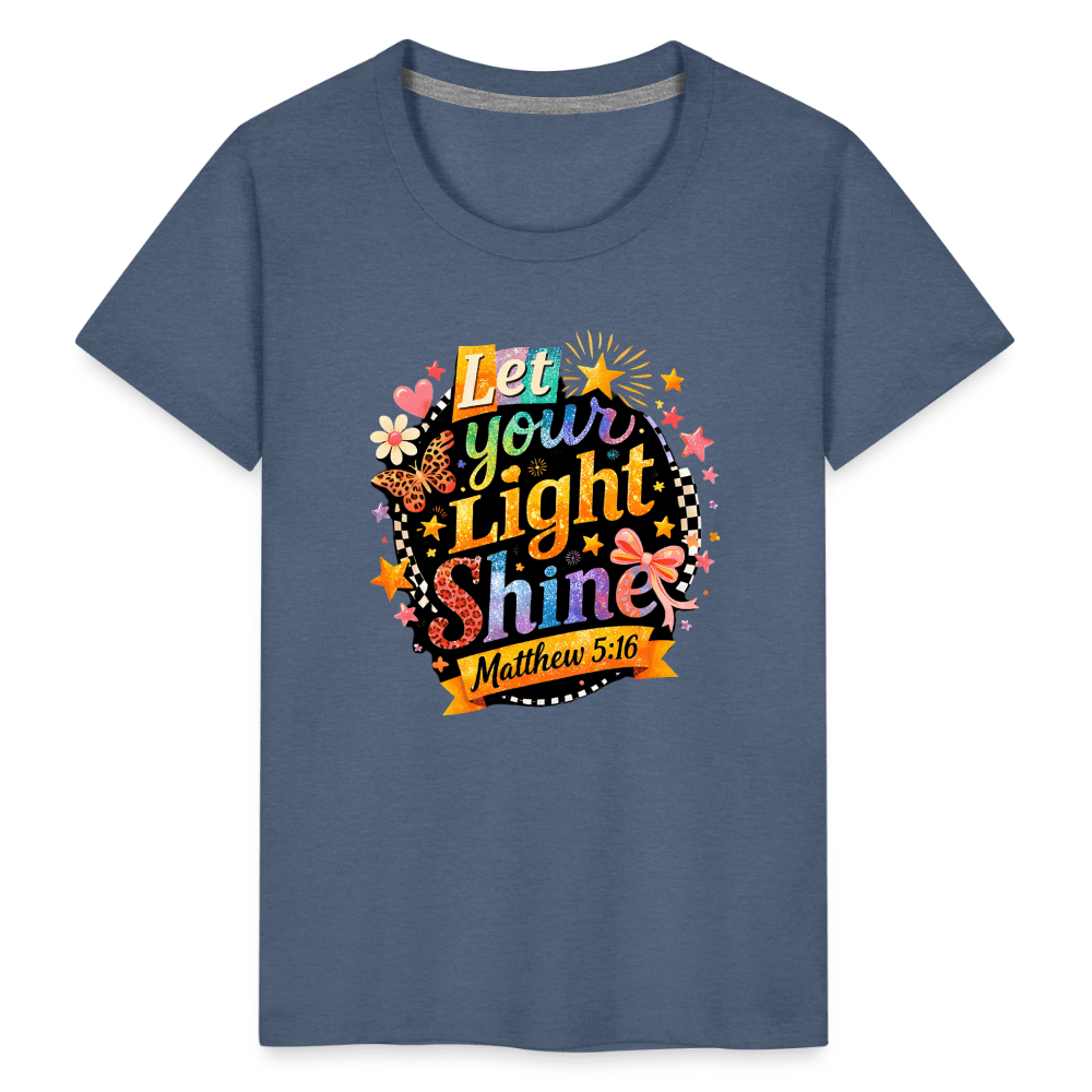 Let Your Light Shine Christian Toddler T-Shirt - ClaimedbyGodDesigns