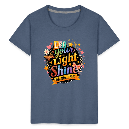 Let Your Light Shine Christian Toddler T-Shirt - ClaimedbyGodDesigns