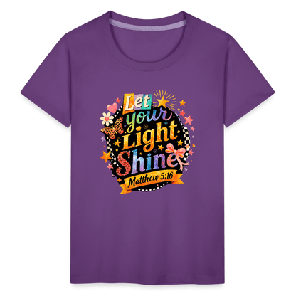 Let Your Light Shine Christian Toddler T-Shirt - ClaimedbyGodDesigns