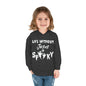 Life Without Jesus Is Spooky Halloween Themed Christian Toddler Pullover Fleece Hooded Sweatshirt - ClaimedbyGodDesigns