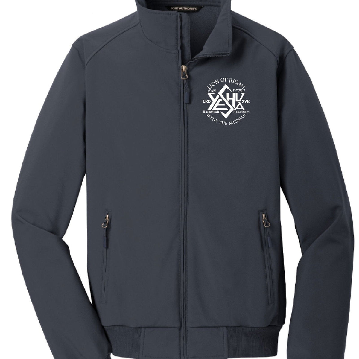 Lion Of Judah Men's Christian Soft Shell Bomber Jacket - ClaimedbyGodDesigns
