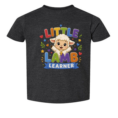Little Lamb Learner Christian Toddler T-shirt - ClaimedbyGodDesigns