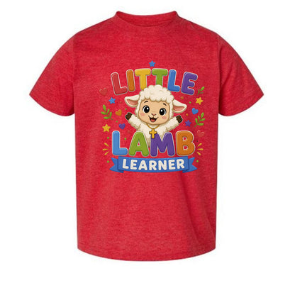 Little Lamb Learner Christian Toddler T-shirt - ClaimedbyGodDesigns