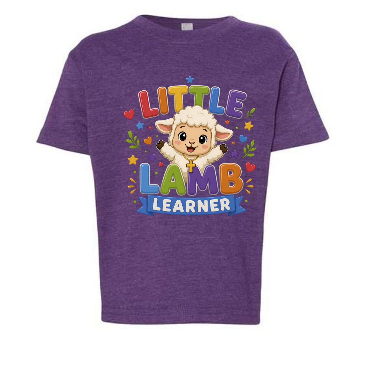 Little Lamb Learner Christian Toddler T-shirt - ClaimedbyGodDesigns