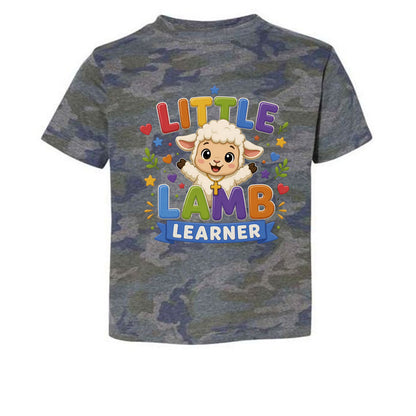 Little Lamb Learner Christian Toddler T-shirt - ClaimedbyGodDesigns