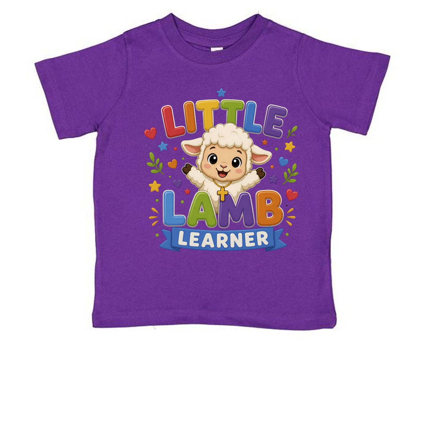 Little Lamb Learner Christian Toddler T-shirt - ClaimedbyGodDesigns