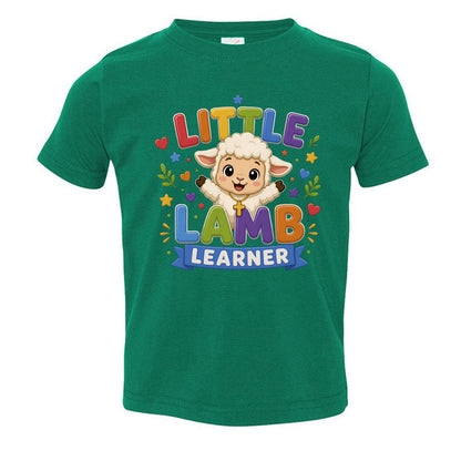 Little Lamb Learner Christian Toddler T-shirt - ClaimedbyGodDesigns