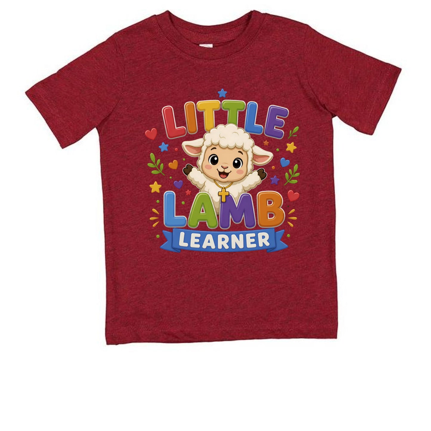 Little Lamb Learner Christian Toddler T-shirt - ClaimedbyGodDesigns