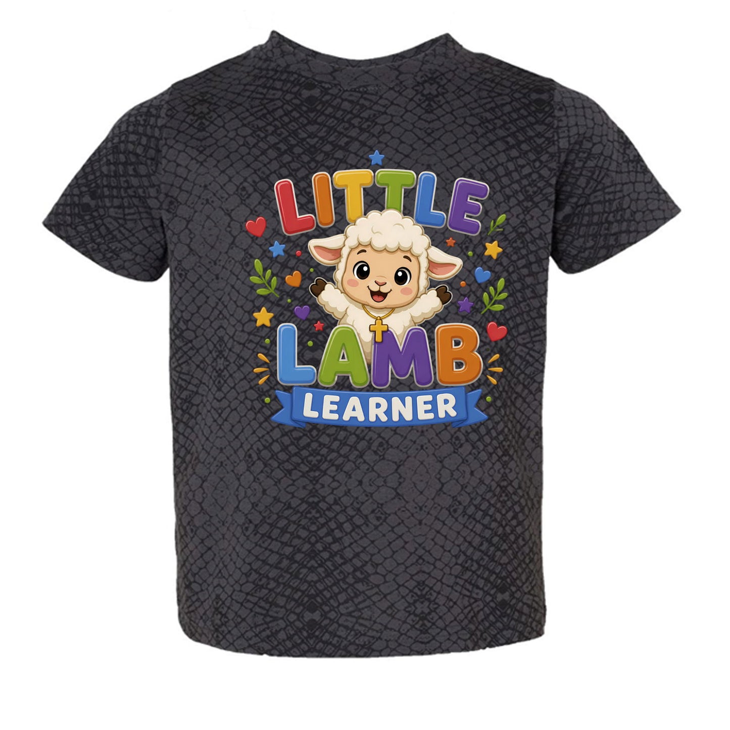 Little Lamb Learner Christian Toddler T-shirt - ClaimedbyGodDesigns