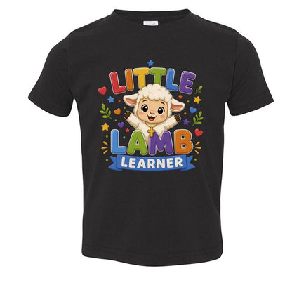 Little Lamb Learner Christian Toddler T-shirt - ClaimedbyGodDesigns