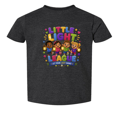Little Light League Toddler Christian T-shirt - ClaimedbyGodDesigns