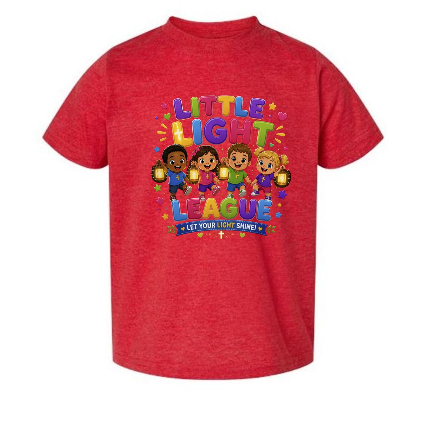 Little Light League Toddler Christian T-shirt - ClaimedbyGodDesigns